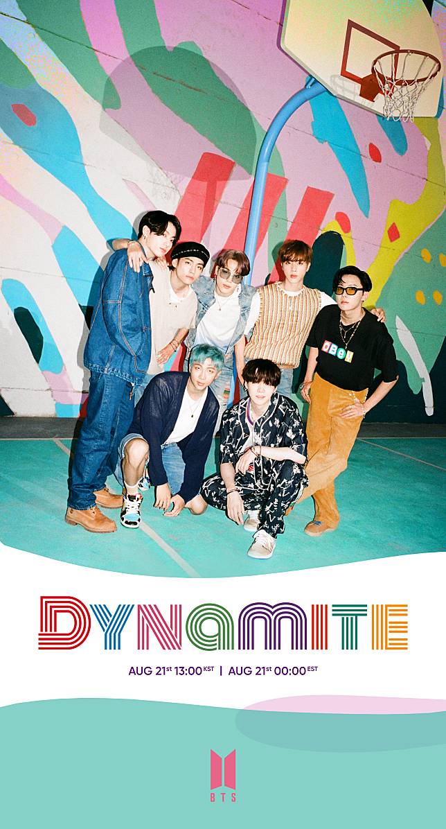 Bts防彈少年團 Dynamite 團體照曝光紀錄電影今日開賣門票 韓星網 Line Today