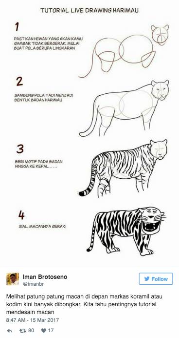 Ramai Ramai Mencari Patung Macan Lucu