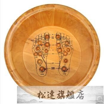 泡腳桶 米南裕舍26cm高雙邊香柏木桶泡腳木桶足浴盆洗腳木盆-超凡旗艦店