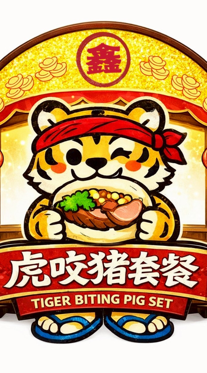 打貓-虎咬豬（鑫）