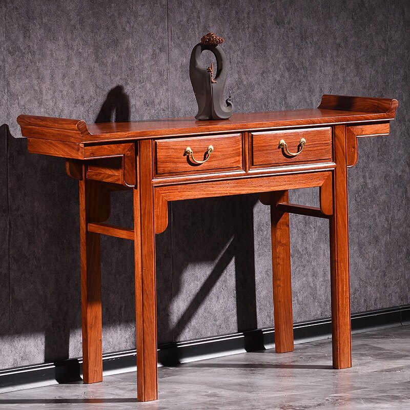 神桌 紅木神台刺猬紫檀供桌花梨木條案佛桌家用中式翹頭案實木供台香案T