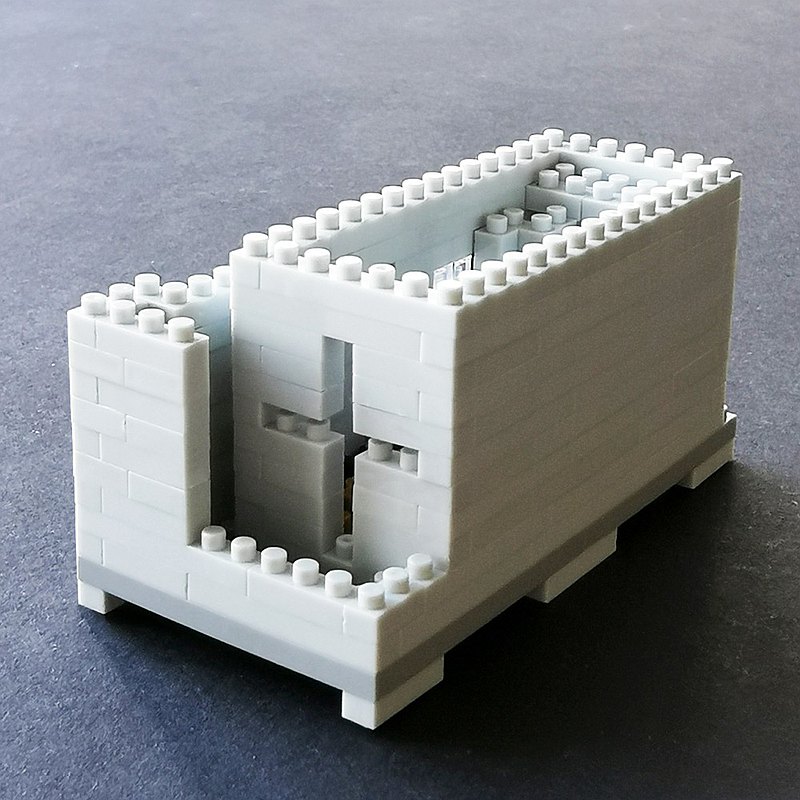 安藤忠雄建築系列 Size: 4 x 8 x 4.1cm Packaging size: 11.5 x 9.5 x 4cm Material: ABS