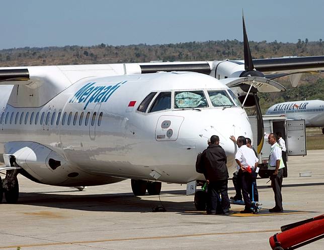 Ilustrasi Merpati Airlines. (FOTO: MI/Palce)