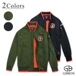 ◎胸前與肩袖品牌電繡圖樣設計|◎舒適羅紋袖口與下擺;拉鍊式口袋設計|◎透氣網布內裏;內裏置物暗袋商品名稱:GIBBON美式電繡棒球飛行外套-二色品牌:GIBBON品牌定位:流行品牌款式:運動外套/棒球