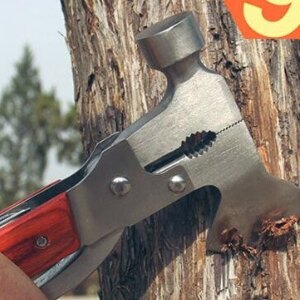 美麗大街【CF55564】戶外野營便攜多功能工具救生迷你斧頭