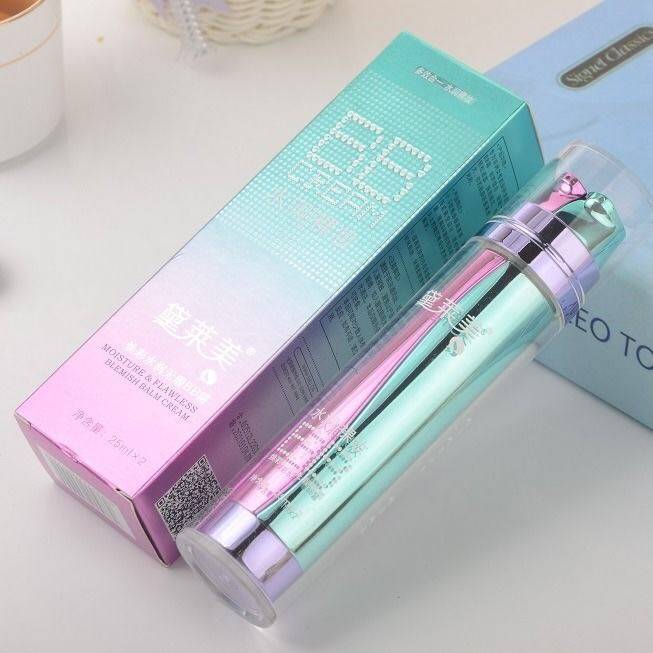 黛萊美煥彩水潤無暇BB霜遮瑕自然裸妝不脫妝底妝防水黛萊美BB霜