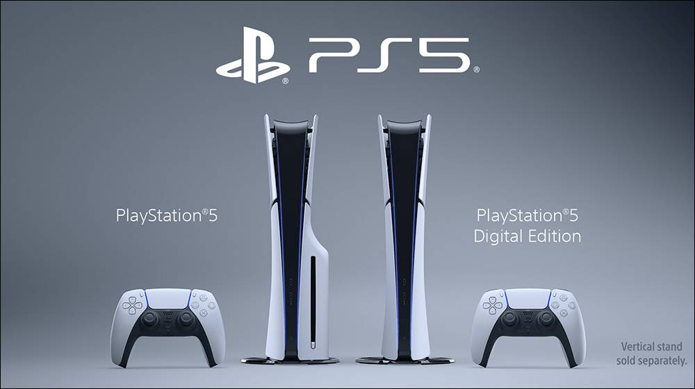 全新PS5 輕薄化遊戲主機無預警發表，體積縮小、重量減輕、容量