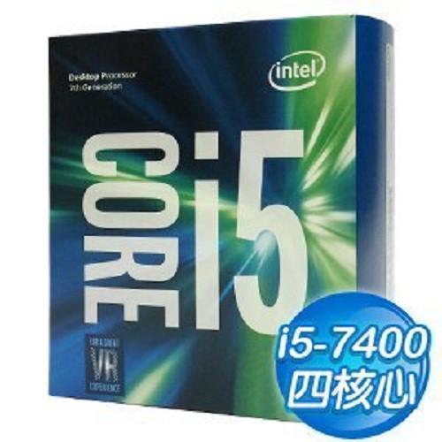 Intel Kaby Lake 架構3.0GHz 時脈速度3.5GHz Turbo 時脈速度6M 快取記憶體14nm 製程 / TDP65W LGA1151 腳位