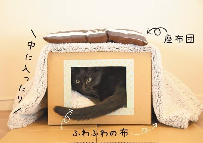 猫用こたつ の手作り方法やアイディアをご紹介