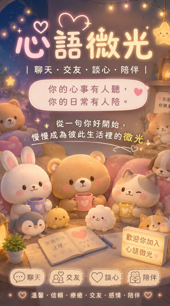 心語微光｜聊天・交友・談心・陪伴