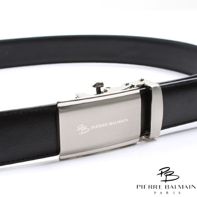 PB 皮爾帕門-二層牛皮 熱銷品 自動扣皮帶