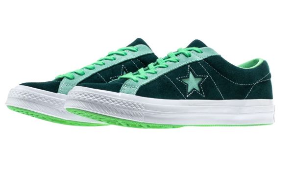 CONVERSE 滑板休閒鞋 中性鞋 綠薄荷色 ONE STAR系列NO.161614C