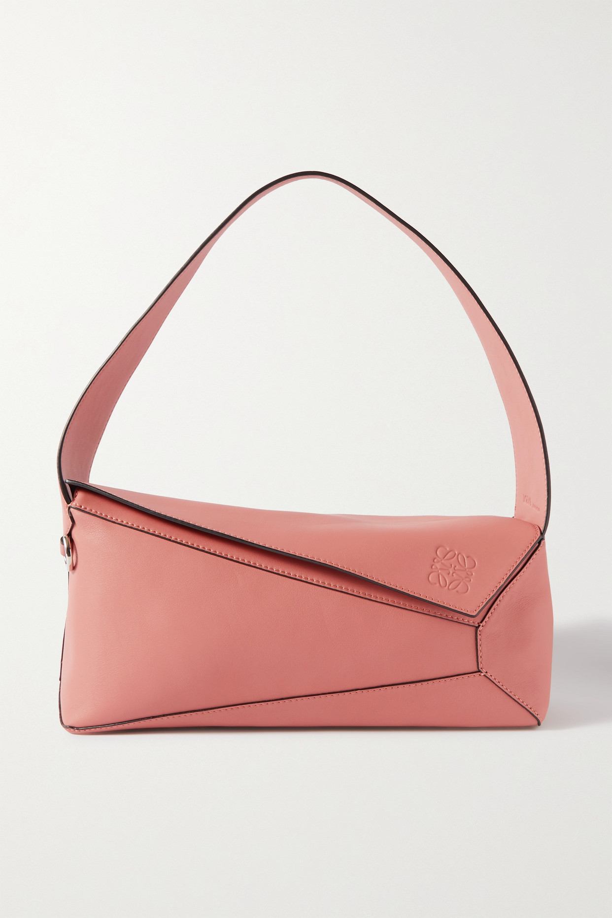 Loewe - Puzzle Medium Leather Shoulder Bag - Pink - one size