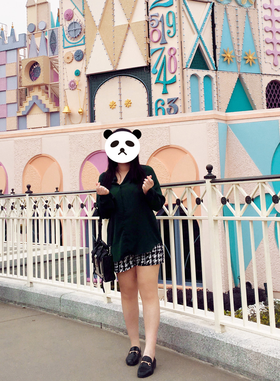 熊貓小編穿搭 厚片女孩穿搭樂福鞋