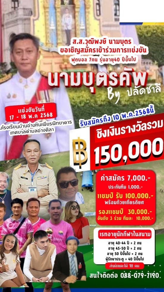 🏆นามบุตรคัพ By ปลัดชาลี