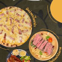 ร้านยิ้มแฉ่ง พาสต้า พิซซ่า สเต็ก ข้าวผัดมันเนื้อ