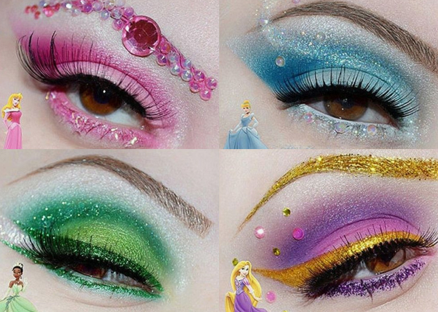 迪士尼眼妝