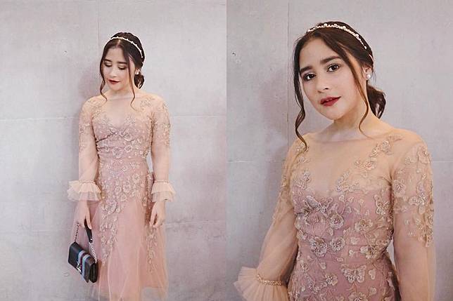 Inspirasi Dress Kondangan Ala Prilly Latuconsina Untuk Perempuan Bertubuh Mungil Womantalk Com Line Today