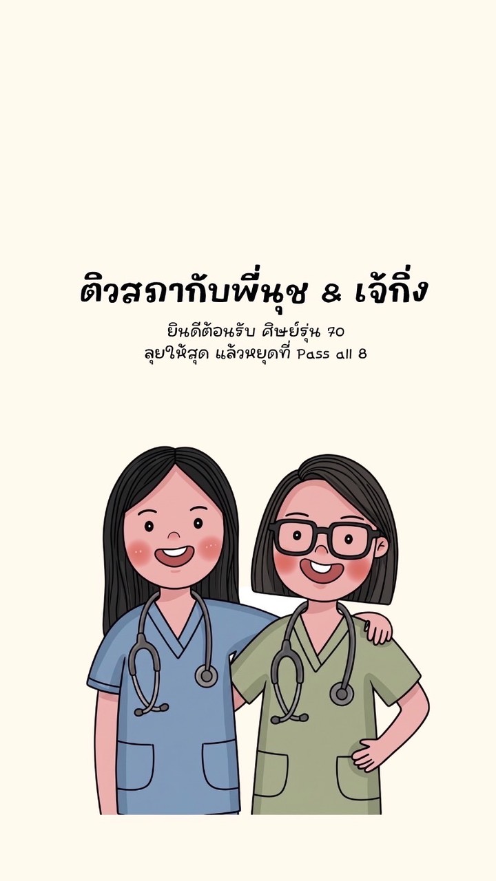 ติวสอบสภาพี่นุช & เจ้กิ่ง ปี 2570