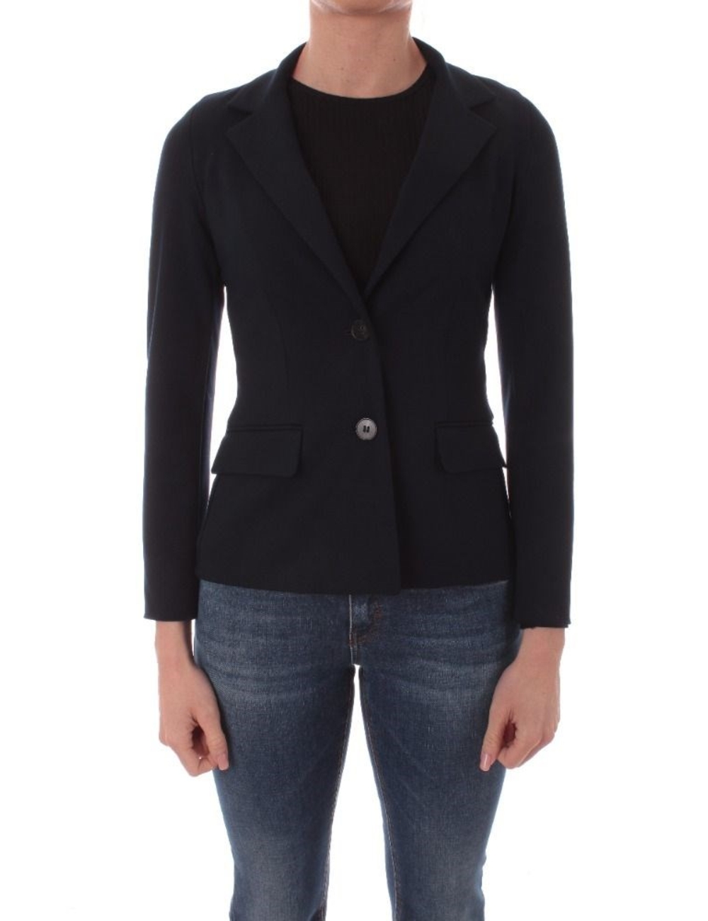 BLAZER EMME MARELLA，粘膠纖維69％，聚酯纖維27％，彈性纖維4％，藍色，SS20，產品代碼59110605003