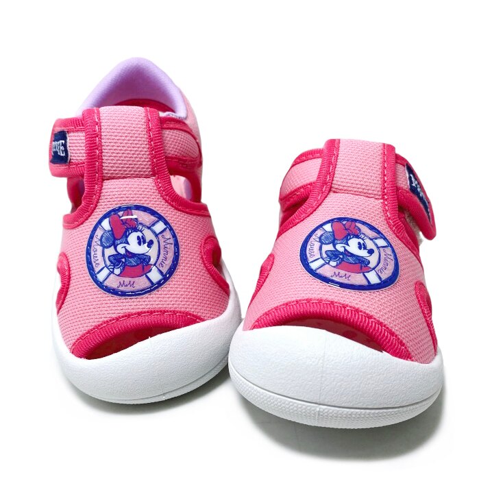 迪士尼DISNEY 童款米妮漫畫版護趾涼鞋 [119304] 粉 MIT台灣製造【巷子屋】