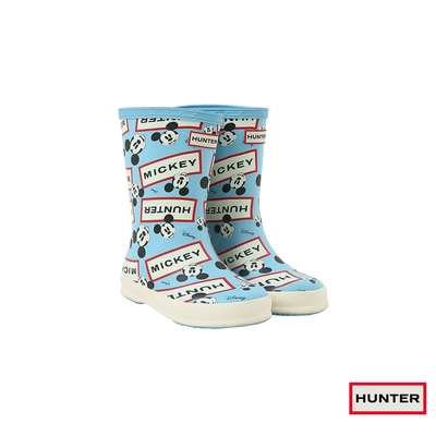 HUNTER - 童鞋-米奇聯名小童經典短靴-藍色