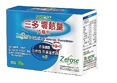 採用美國進口之天然發酵赤藻糖醇，口感清涼且近似蔗糖，本品熱量＝０，且昇糖指數（ＧＩ）＝０