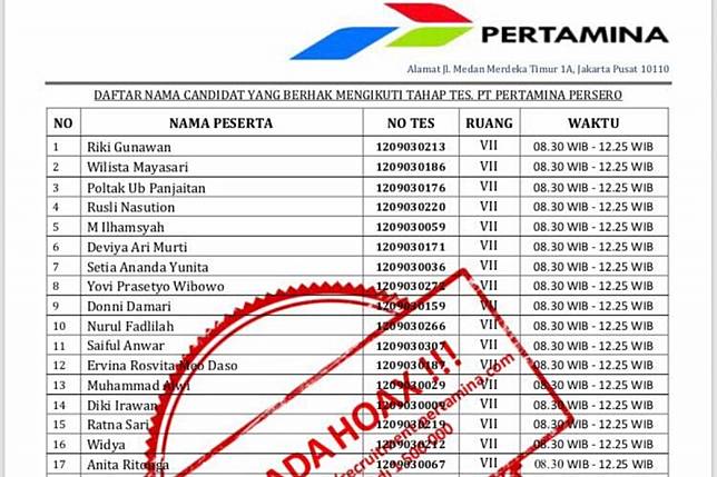 Gaji di pertamina