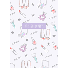 大人可愛い女子コスメ＊水彩＊パープル