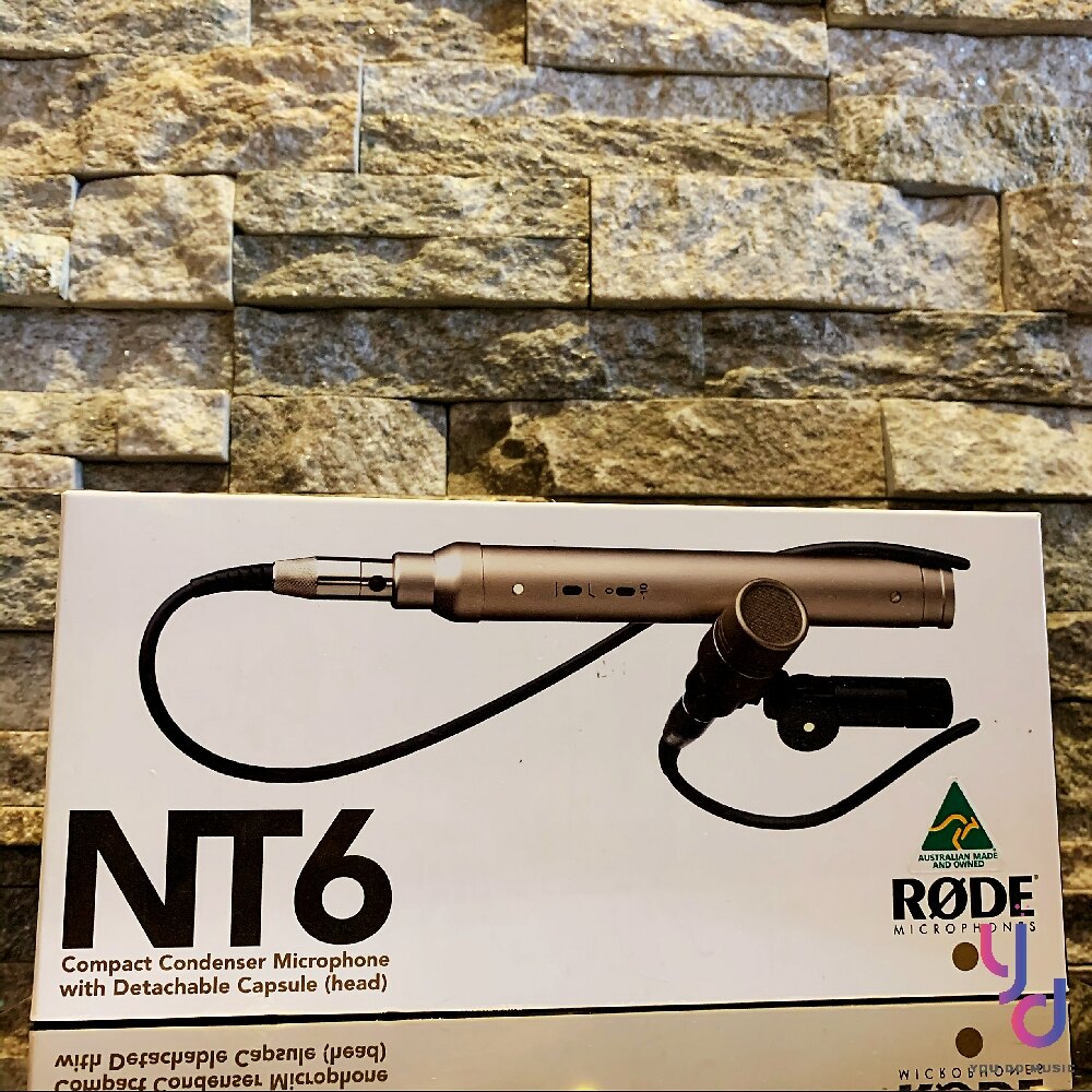 澳洲品牌RODE NT6 電容式麥克風，適用於各種收音狀況，請參考影片，原來麥克風可以這樣玩!!