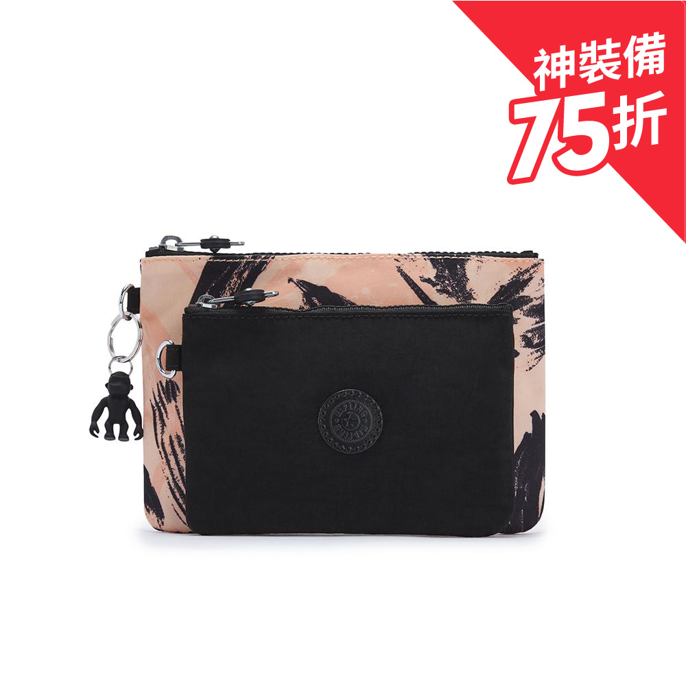 珊瑚花潑墨雙層收納小包-DUO POUCH