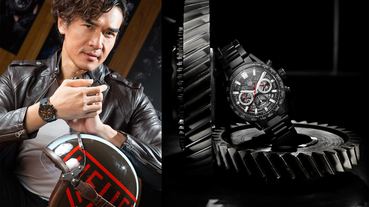 速度的經典象徵 楊一展手腕上的 TAG Heuer Carrera Heuer 02 計時腕錶