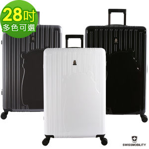 【SWISSMOBILITY瑞動】熊本熊28吋PC行李箱/旅行箱-多色黑色