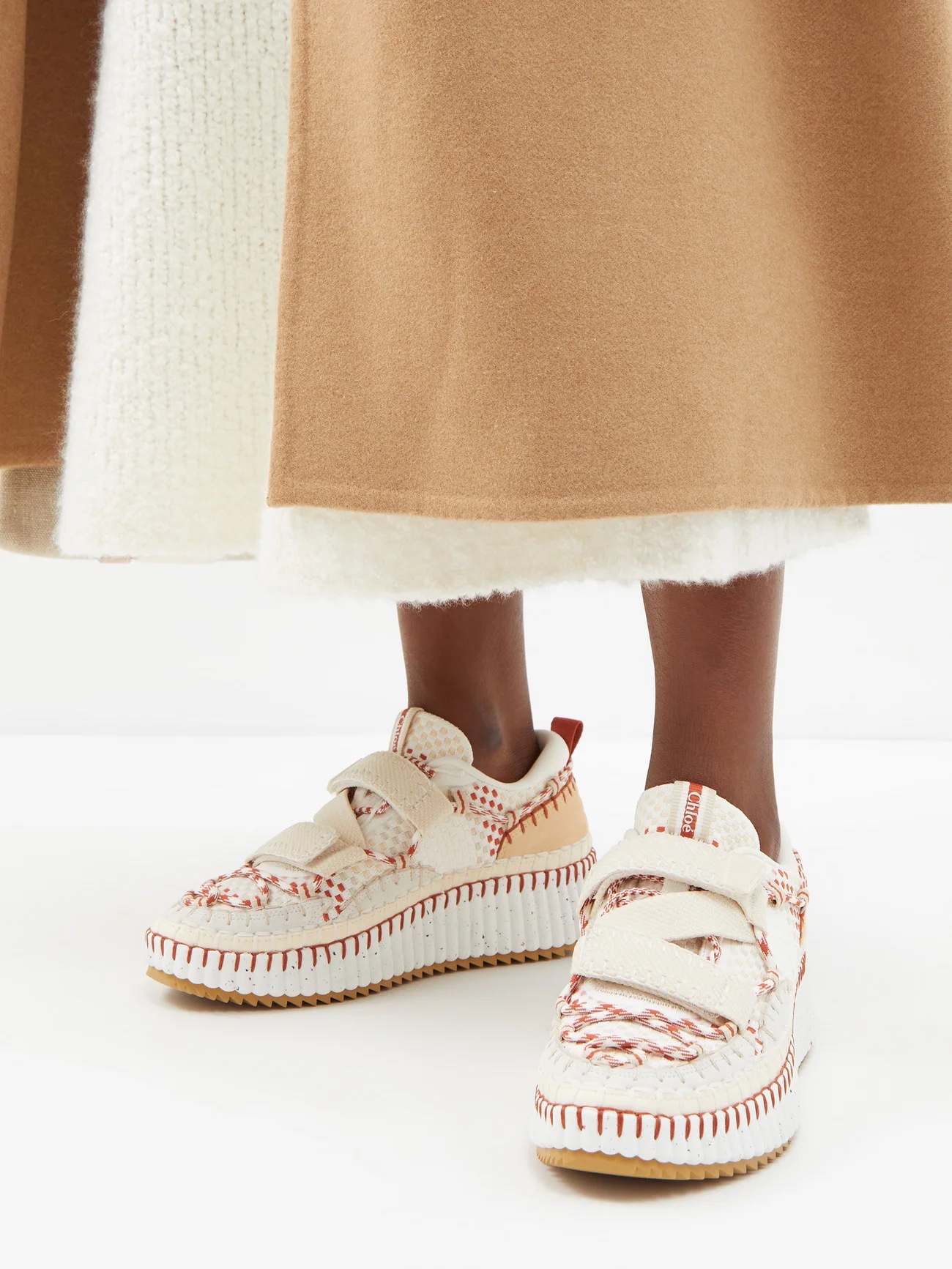 Chloé Nama recycled-mesh trainers