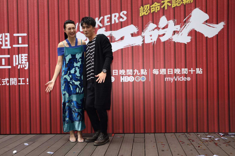 曾珮瑜劇中愛碎唸，曾敬驊說「跟我媽很像」。（攝影／張祐銘）