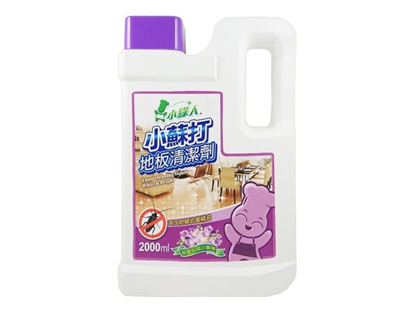 小綠人~小蘇打地板清潔劑(英國梨與小蒼蘭)2000ml【D886308】※限宅配，還有更多的日韓美妝、海外保養品、零食都在小三美日，現在購買立即出貨給您。