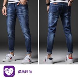 ◎．潮流彈力丹寧|◎．修身牛仔系列|◎品牌:iRurus路絲時尚品牌定位:流行品牌品牌國家:台灣種類:褲子款式:休閒褲/直筒褲適穿性別:男生顏色:多色組合適穿季節:春夏主材質:牛仔/單寧腰圍:28,2