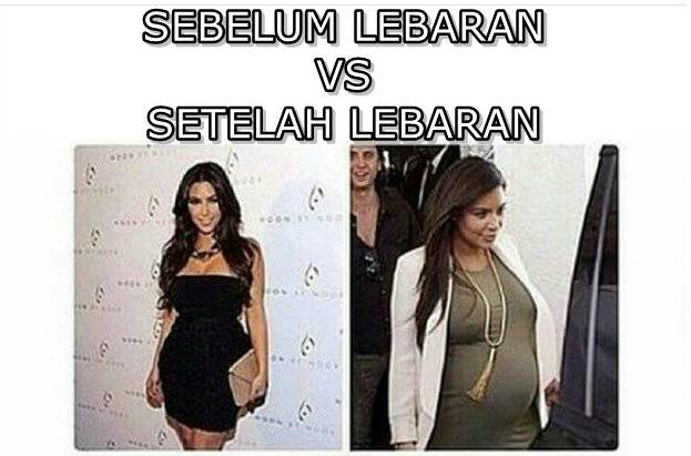 12 Meme lucu sebelum vs sesudah Lebaran ini ngeselin ban