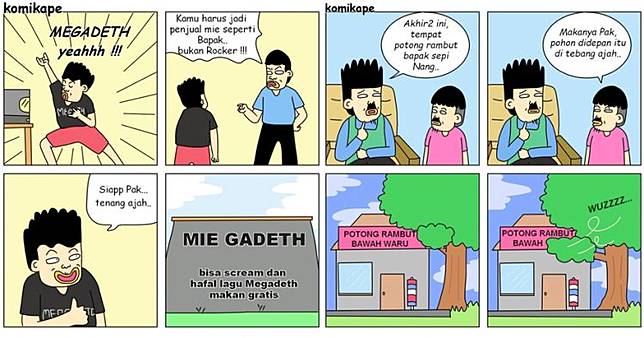 13 Komik Strip Lucu Kehidupan Bapak Dan Anak Ini Konyol Abis