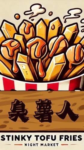 大慶夜市-臭薯人