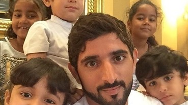 杜拜王子有錢又很帥就算了...竟然還是超愛小孩的運動型硬漢！！