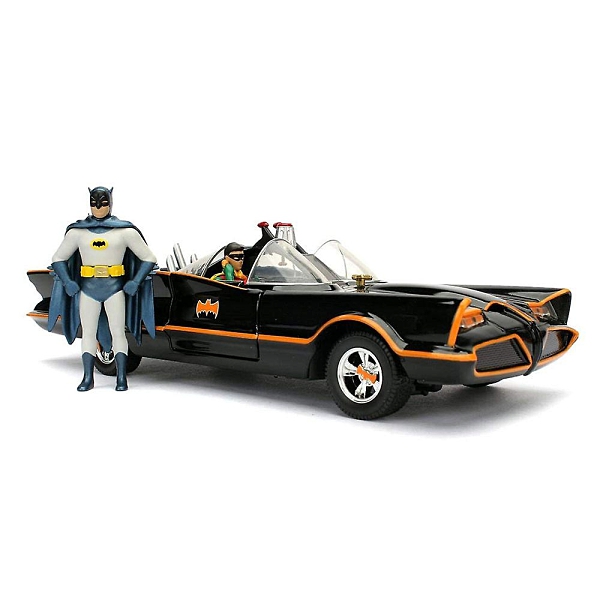 《 JADA 》蝙蝠俠1:24合金車-1966經典蝙蝠車 / JOYBUS玩具百貨