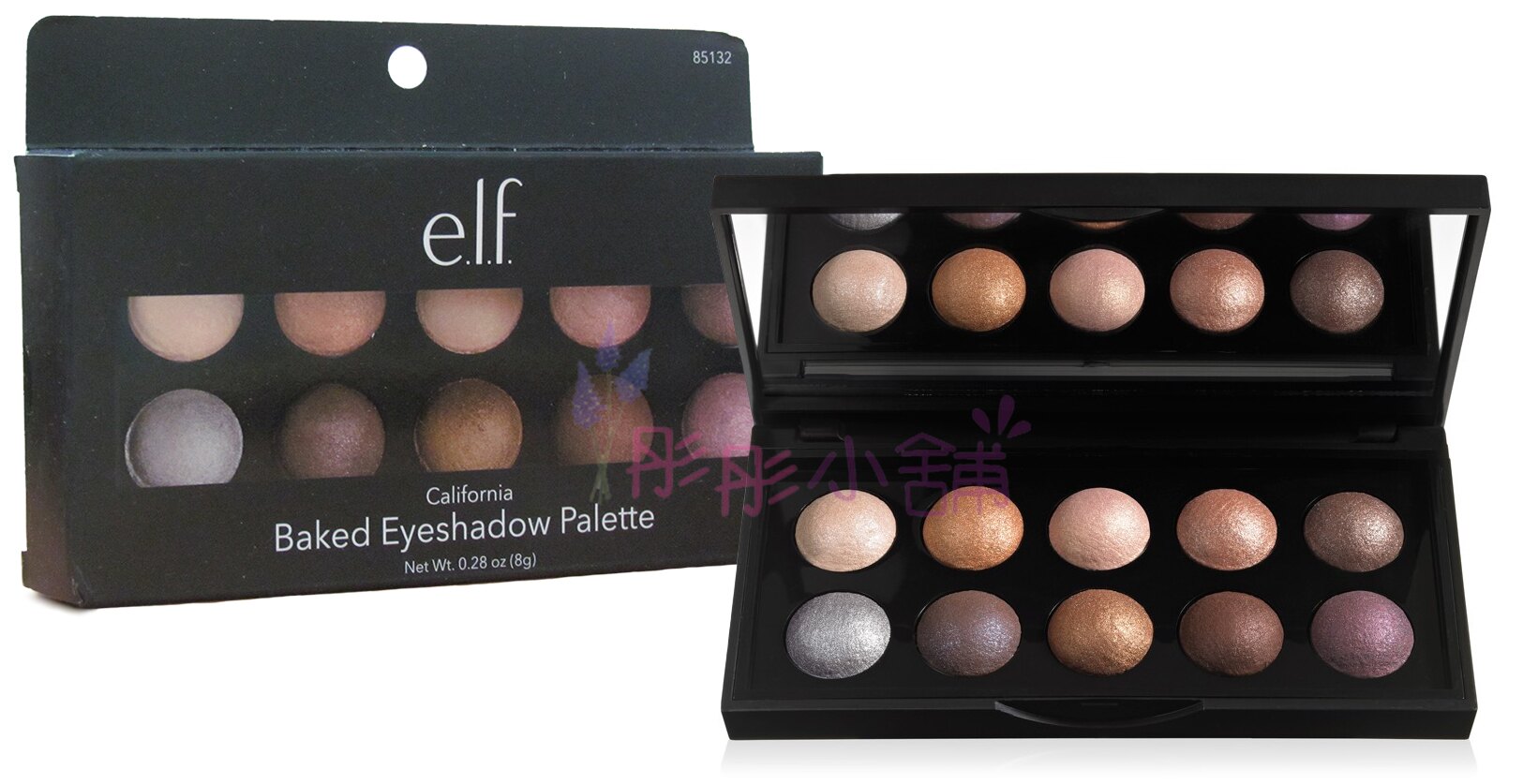【彤彤小舖】e.l.f. Baked Eyeshadow Palette 10色烘培眼影盤 elf 原廠型號85132 - 2016年08月製造
