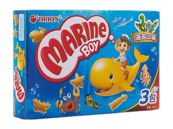 韓國 好麗友~ 好多魚餅乾(海苔)90g【D919603】進口零食/團購，還有更多的日韓美妝、海外保養品、零食都在小三美日，現在購買立即出貨給您。