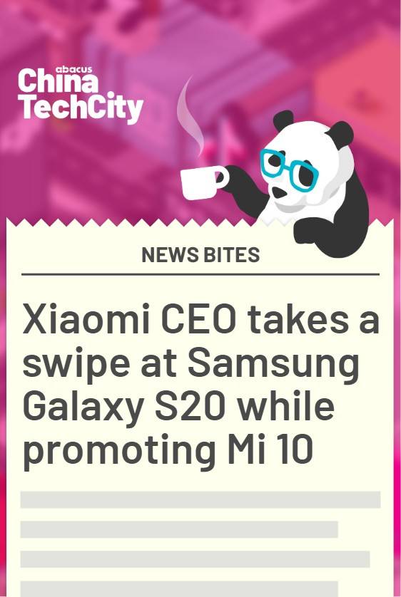 Xiaomi Ceo Takes A Swipe At Samsung Galaxy S20 While Promoting