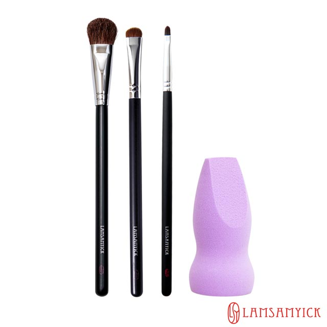 ●529細緻勾勒刷(化纖)：細小圓尖化纖毛設計，拉長眼尾線條延展度佳，打造俐落乾淨的眼線●550重點提亮刷(馬毛)：寬版圓弧設計針對眼周提亮或重點陰影打底可以精準使用. 另可做淺色眼影眼窩打底用刷。●