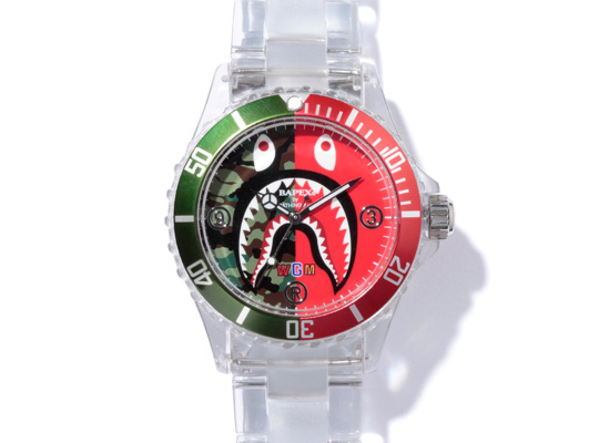 A Bathing Ape Bapex Clear Shark Line購物