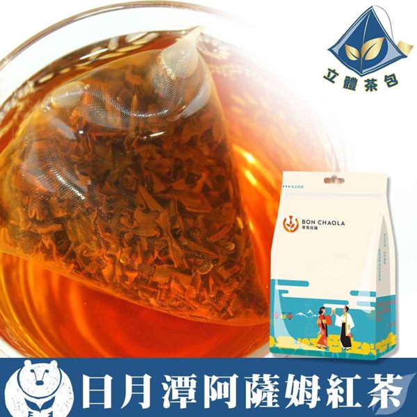 台灣茶人 日月潭阿薩姆紅茶3角立體茶包 纖盈系列(18包入)