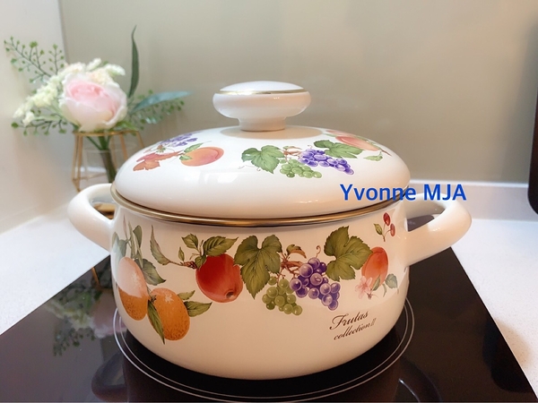 YvonneMJA日本廚具 HoneyWare 富士琺瑯 歐式燉鍋 珐瑯 ih爐 瓦斯爐 適用 日本製 雙手燉鍋 湯