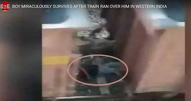印少年仰躺鐵軌　數十節車廂「迎面刷過」竟毫髮無傷活下來